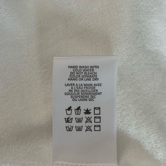 Eri & Ali Soft White 3/4 Sleeve Tie-Front Blouse - Picture 4 of 11